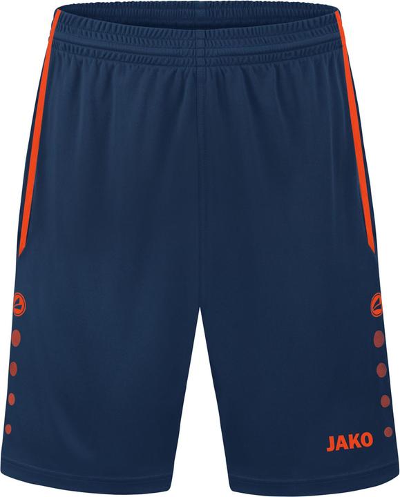 Fluorescent Red, Navy