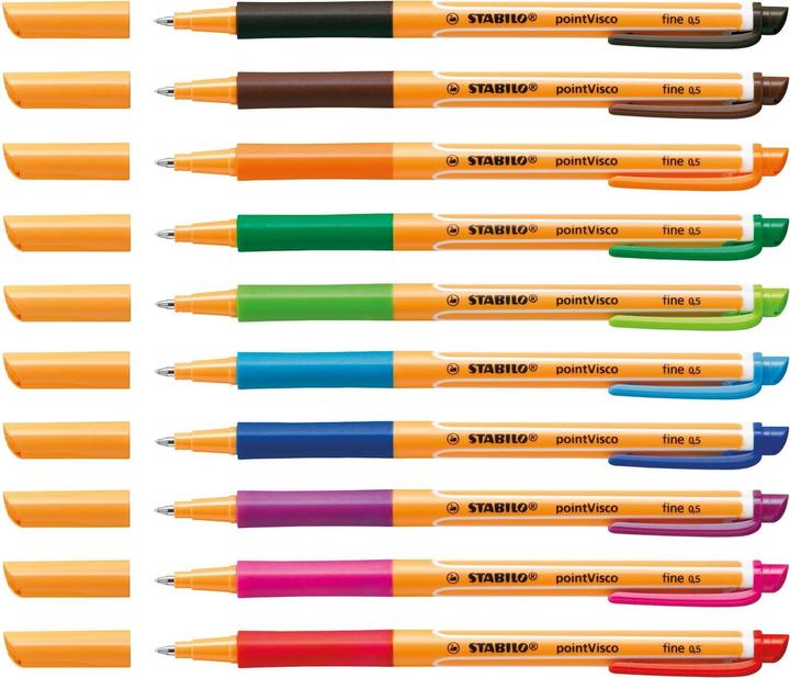 Image du produit STABILO point visco (Multicolore, 10 x)