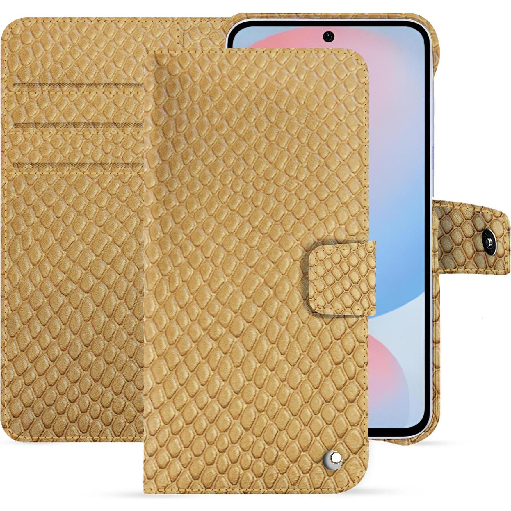 Noreve Lederschutzhülle Samsung Galaxy A56 (Samsung Galaxy A56), Smartphone Hülle, Beige