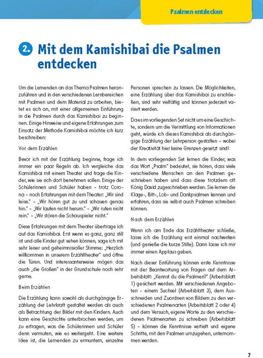 Actual product image Arbeitsmaterial Grundschule. Religionsunterricht. Gottesbilder mit Psalmen entdecken und erleben (German, Catharina Fastenmeier, Petra Lefin, 2022)