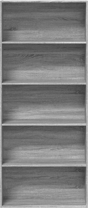 Immagine prodotto VidaXL Bücherregal Bücherschrank Standregal Raumteiler Grau Sonoma Holzwerkstoff (80 x 30 x 189 cm)