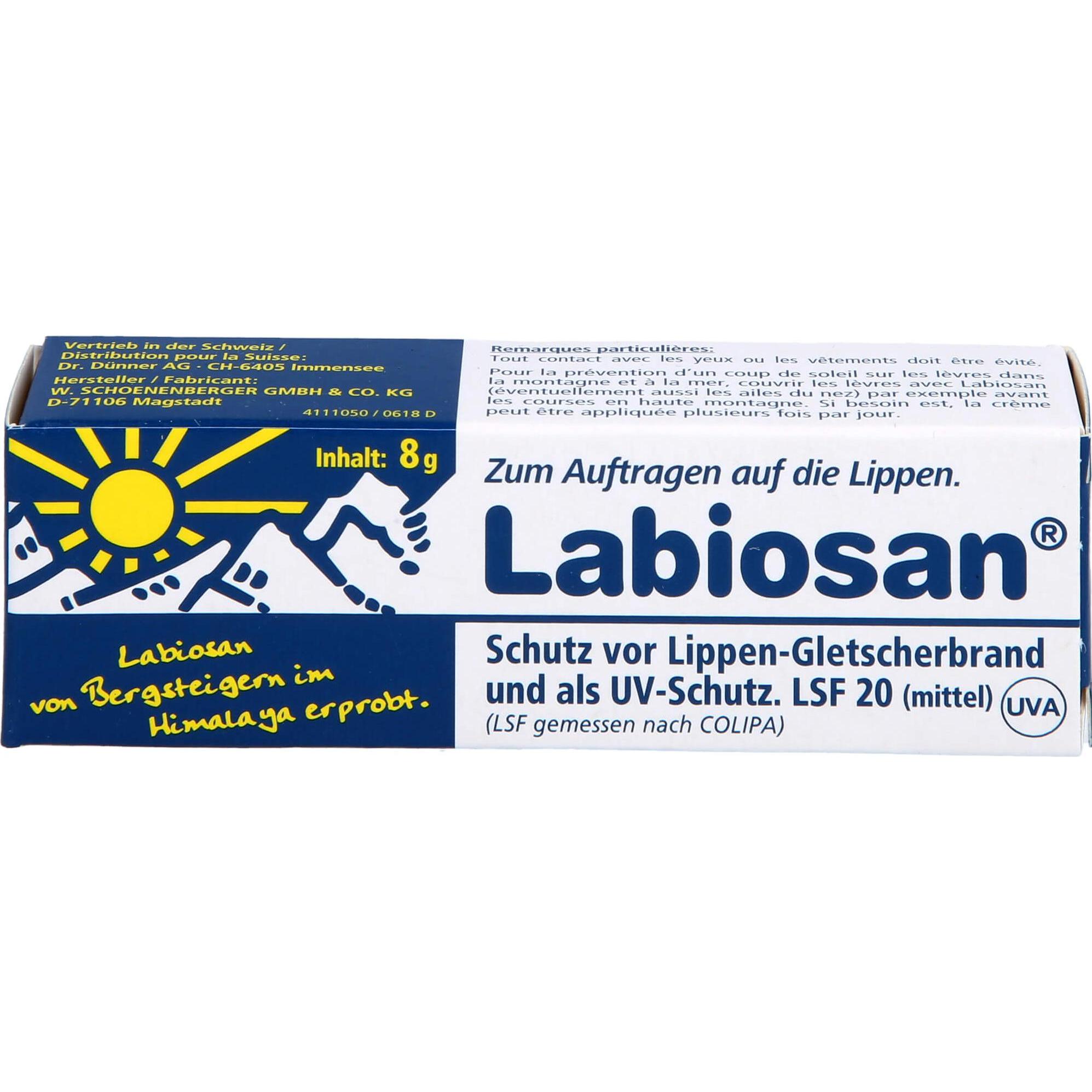 Thumbnail - Schönenberger, Lippenpflege, Labiosan Salbe, 8 g Salbe