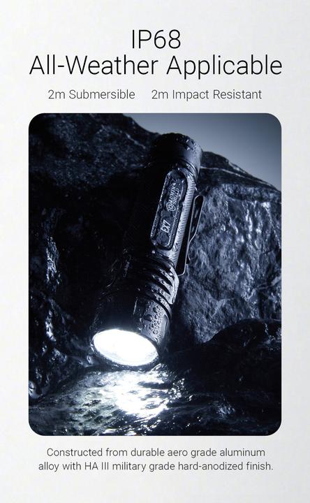 Actual product image Nitecore EX7 (13 cm, 6000 lm)