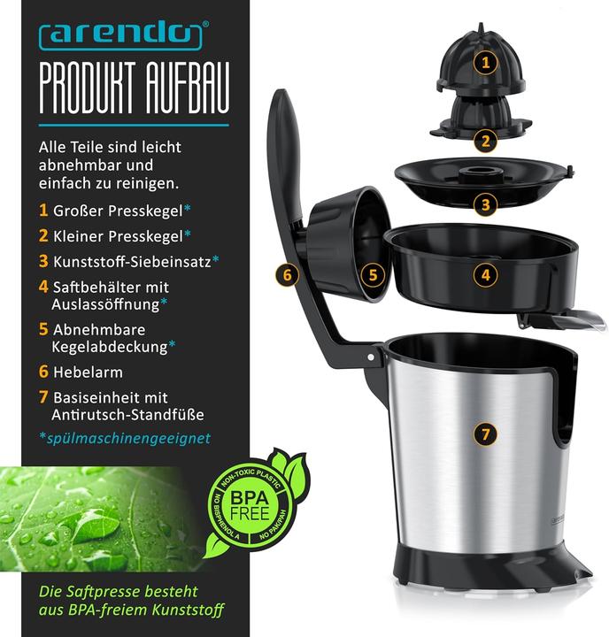 Immagine prodotto Arendo Elektrische Zitruspresse