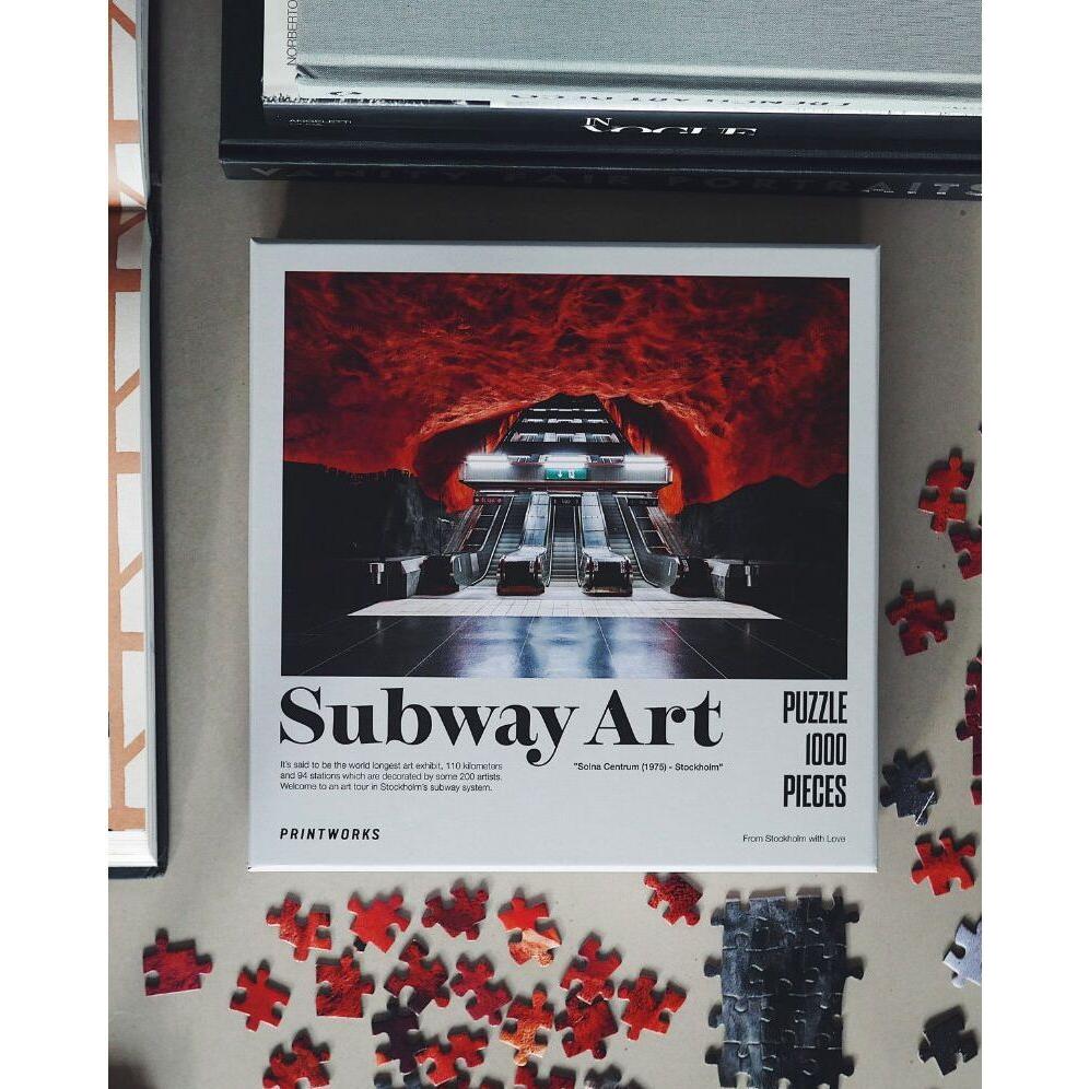 Printworks Puzzle 1000 Subway Art Fire (1000 Teile)