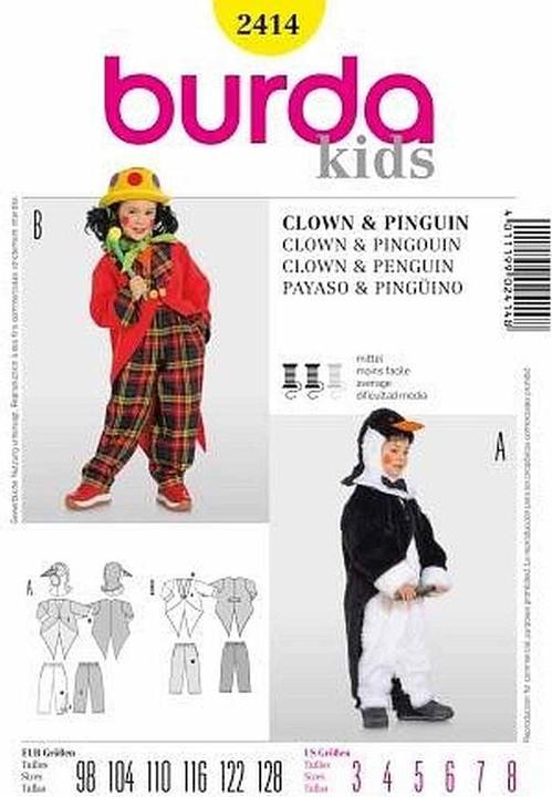 Produktbild Schnittmuster Clown Pinguin