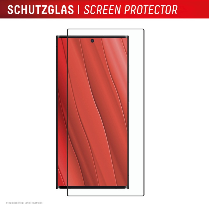 Actual product image Displex Premium Glass, Full Cover Anti-Reflex Panzerglas (1 Piece, Samsung Galaxy S24 Ultra)