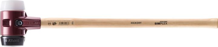 Actual product image Halder Splitting hammer super plastic Simplex Ø 60 mm, hickory handle & malleable cast iron body (4100 g)