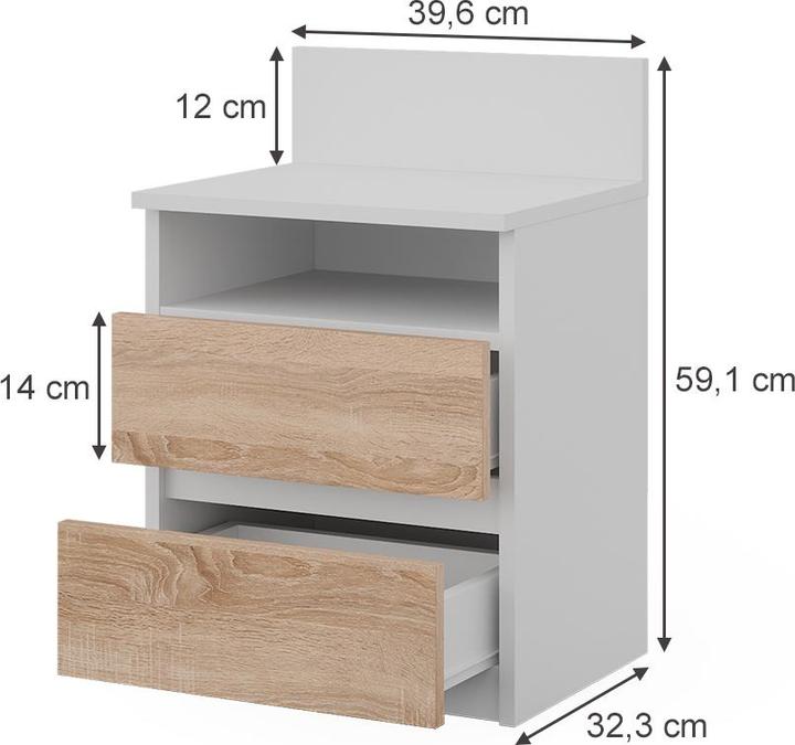 Produktbild Vicco Monty (39.60 x 32.30 x 59.10 cm)