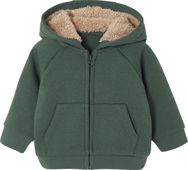 Image du produit Vertbaudet Baby Strickjacke mit Reissverschluss und gefütterter Kapuze (74)