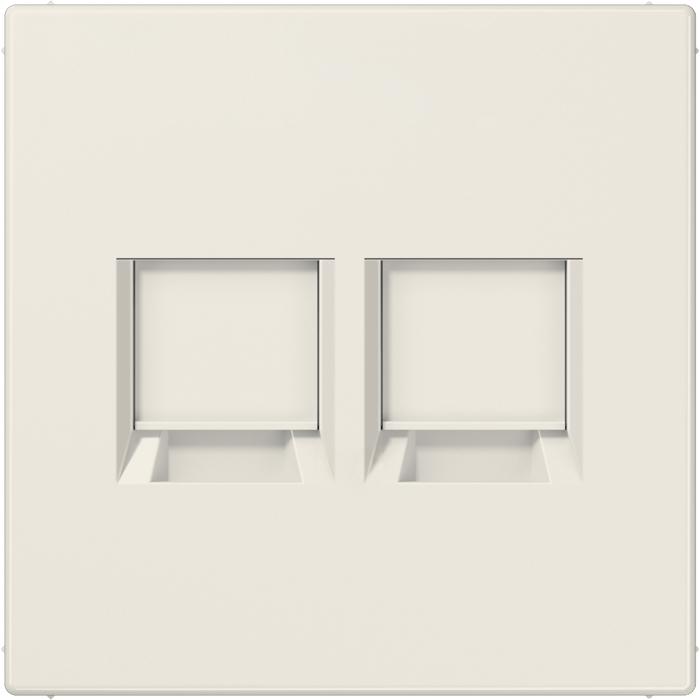 JUNG Tragring Mod-Jack 2f LS cws glz Klemmbef LS1969-2WE (LS1969-2WE)