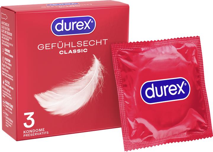 Produktbild Durex Gefühlsecht Classic (3 Stk.)