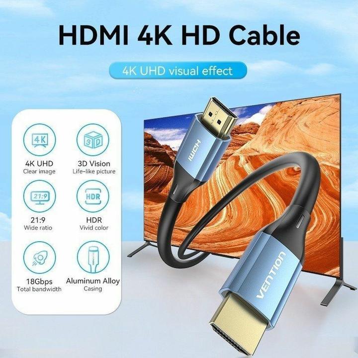 Produktbild Vention HDMI 4K HD Cable 2m ALHSH (Blue) (2 m)