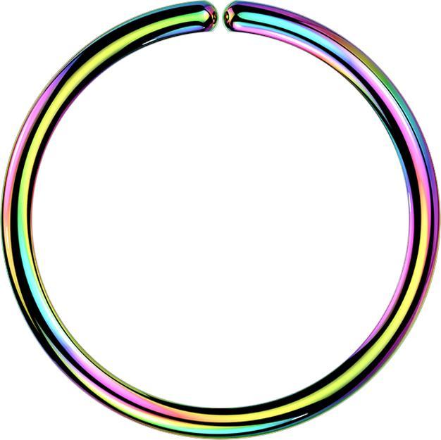 Immagine prodotto Star Piercing Anello micro piercing colorato con rivestimento in titanio (Acciaio chirurgico 316L, senza ottone)