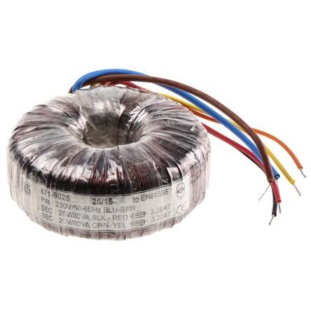 Rs Pro Transformator Ringkern 160VA 2x25V, Transformator