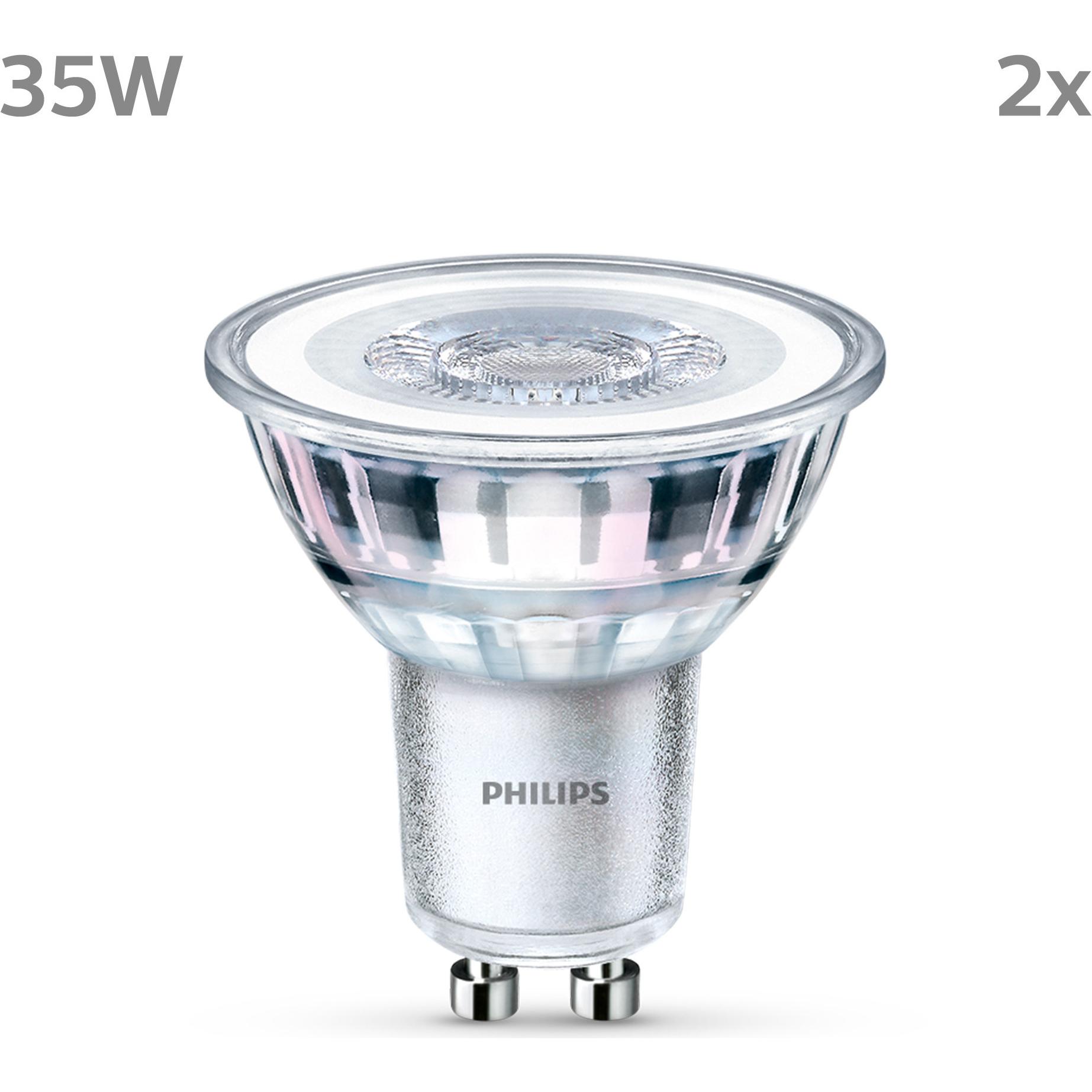 Thumbnail - Philips, Leuchtmittel, LED Classic (GU10, 3.50 W, 275 lm, 2 x, F)
