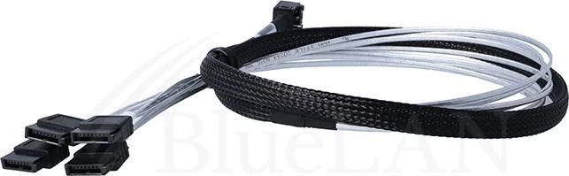 Produktbild BlueLAN internes MiniSAS Hybrid Kabel SFF-8643/4x SATA 50cm (50 cm)