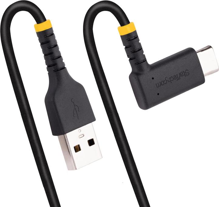 Immagine prodotto StarTech com R2ACR-2M-USB-CABLE, 2 m, USB A, USB C, USB 2.0, 480 Mbit/s, Nero (2 m, USB 2.0, 60 W)