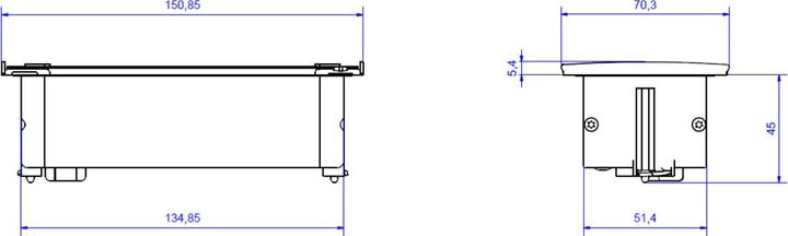 Actual product image Bachmann KAPSA X-Small 1x earthing contact 1x USB Charger GST18 plug (1x, CEE 7/3, 2 m)