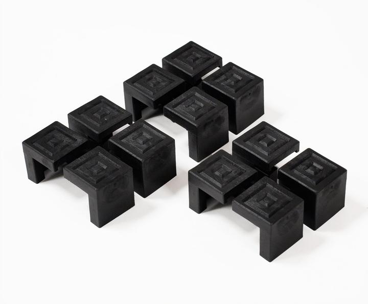 Actual product image Degamo Set of 12 floor protectors for marquee set (4 cm, 3.80 cm)