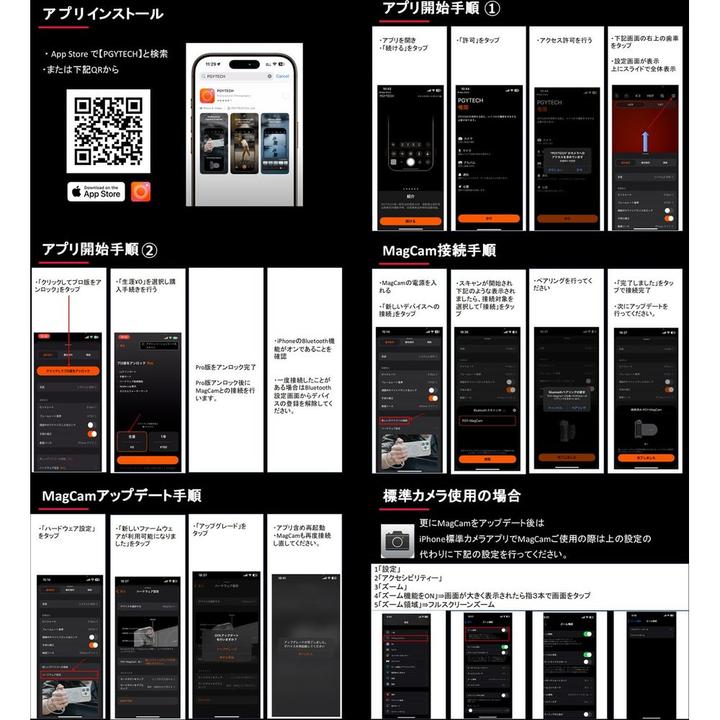 Actual product image Pgytech MagCam Phone Grip