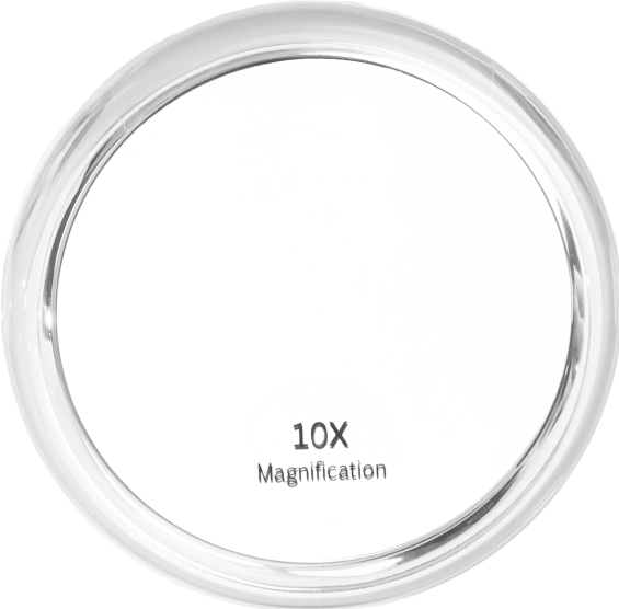 Miroir à ventouse (Ø 10 cm)