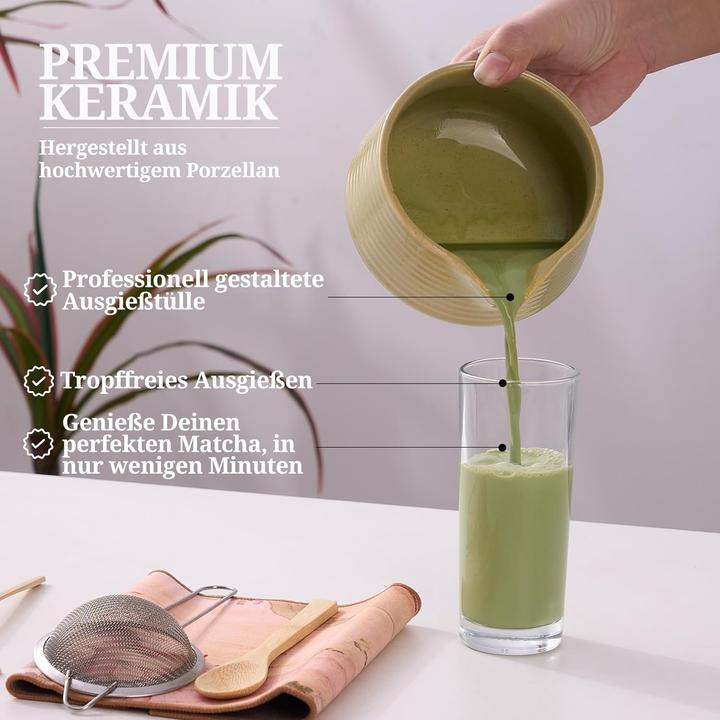 Actual product image 8-teiliges Matcha-Tee-Set