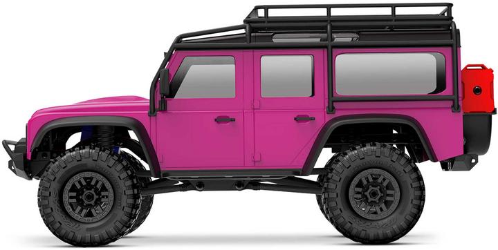 Produktbild Traxxas TRX-4M Land Rover Defender 4x4 pink 1/18 Crawler RTR Brushed, mit Akku und USB Ladegerät (RTR Ready-to-Run)
