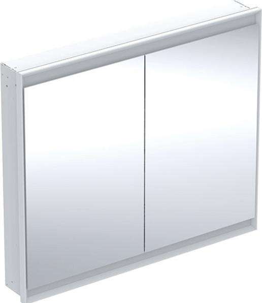 Geberit Armadio a specchio ONE con ComfortLight, 2 ante, montaggio nascosto, 105x90x15cm, 505.804.00