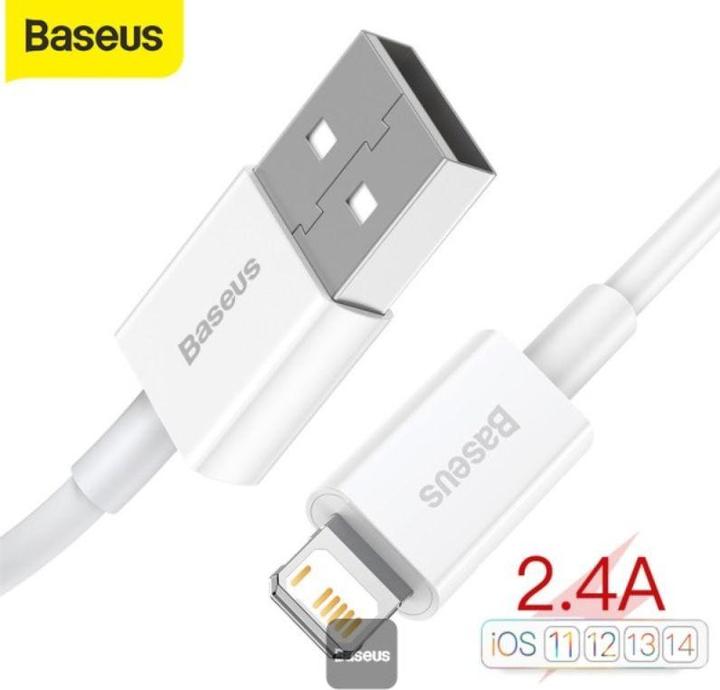 Produktbild Baseus Superior Series Cable USB to iP 2.4A 2m (white) (2 m)