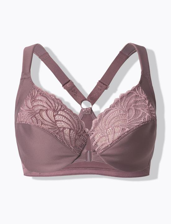 Actual product image Ulla Popken Front Close U-Plunge Underwire Bra (95 E)