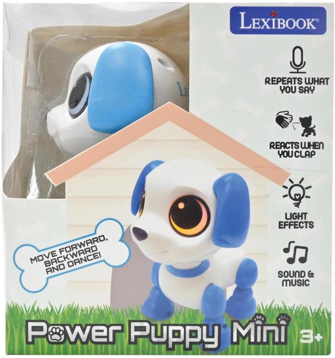 Produktbild Lexibook POWER PUPPY Mini Hunde-Roboter mit Licht und Soundeffekten, Handklatschbefehl, Wiederholungsfunktion (Multilingual)