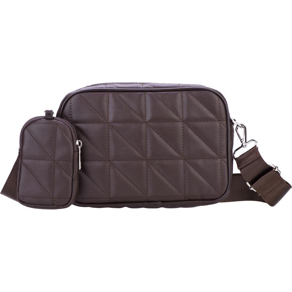 EKO, Handtasche, Handtasche Kamelie, Braun