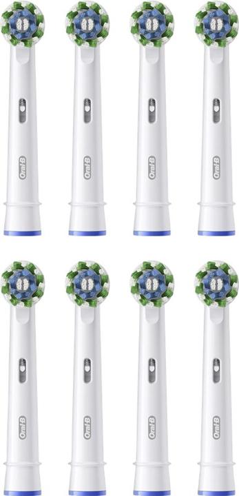 Produktbild Oral-B Pro Cross Action - Opzetborstels - Met CleanMaximiser Technologie - 8 Stuks (8 x)