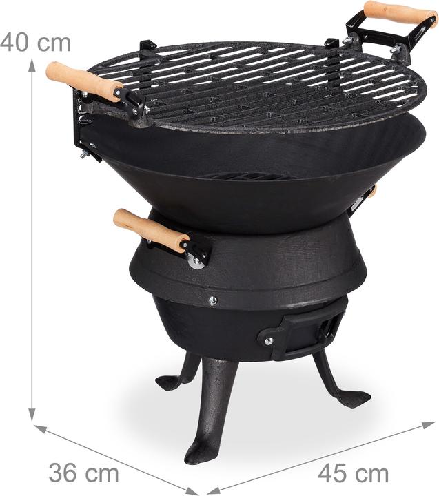 Relaxdays Grillfass (45 cm)