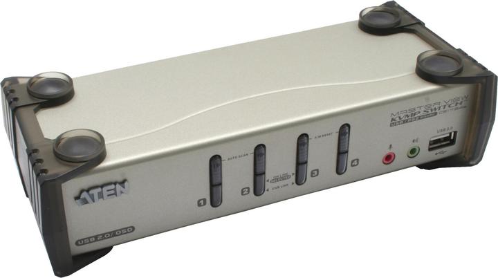 Produktbild Aten CS1734B, 4-Port KVM Switch mit 2 Port USB Hub