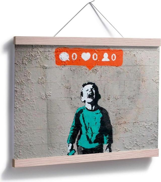 Actual product image Trenddeko Nobody likes me (80 x 60 cm)