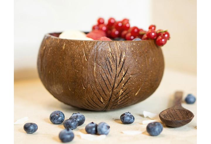 Image du produit Io Nova Set de noix de coco (bol + cuillère) (11.50 cm, 2 x)