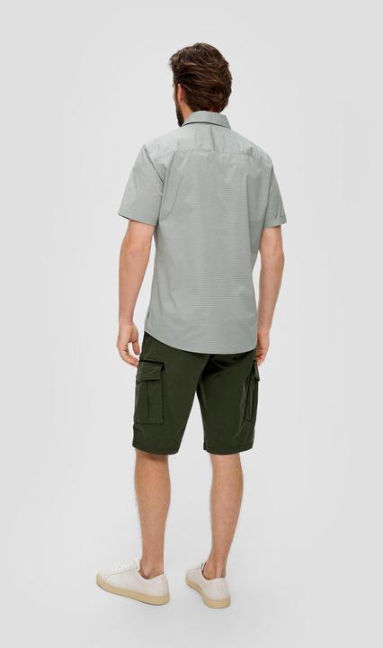 Produktbild S.Oliver Hemd Slim: Kurzarmhemd aus Baumwollstretch (S)