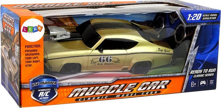 Produktbild Lean Toys Ferngesteuerter Sportwagen Muscle Car 1:20, Gold