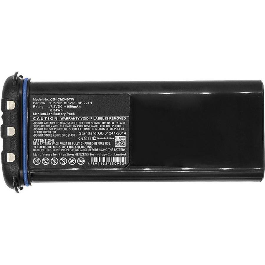 Thumbnail - CoreParts Battery for Two-Way Radio (950 mAh), Notebook Akku, Schwarz
