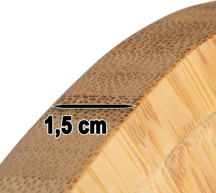 Image du produit Fumosa Pizza-Servierteller aus Bambus, 2er-Set