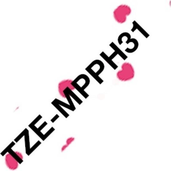 Produktbild Brother Tze-Mpph31 (1.20 cm, Rosa, Schwarz, Weiss)