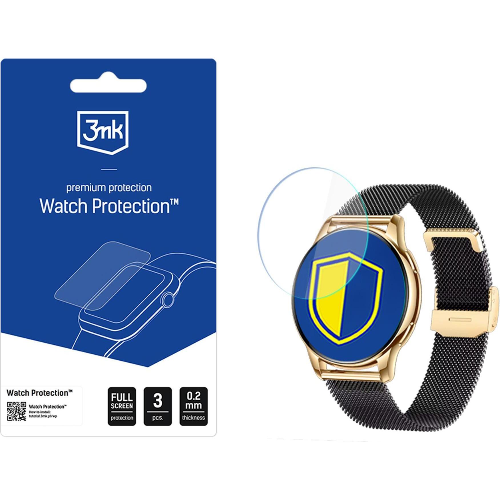 3MK Protective film for the smartwatch screen Watch Protection ARC Rubicon RNCF30, Accessori per smartwatch, Grigio