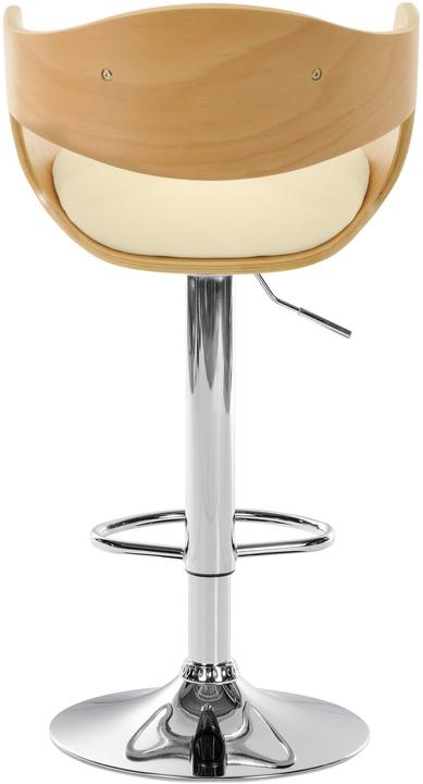 Actual product image CLP Kingston bar stool, natural/cream