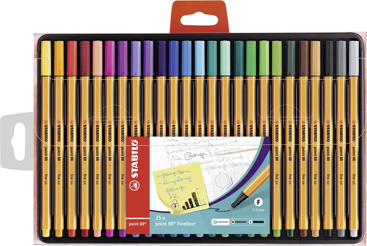 Immagine prodotto STABILO Punto 88 (Multicolore, 25 x)