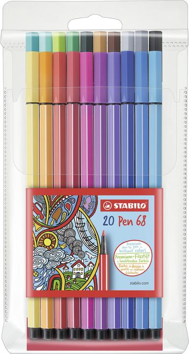Produktbild STABILO Pen 68 Premium-Filzstift (20x)