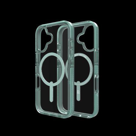 Actual product image Zagg Santa Cruz Snap MagSafe iPhone 16 Case - Green (Apple iPhone 16)