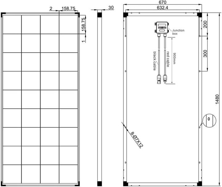 Actual product image Enjoy solar Mono Classic (200 W, 10.90 kg)
