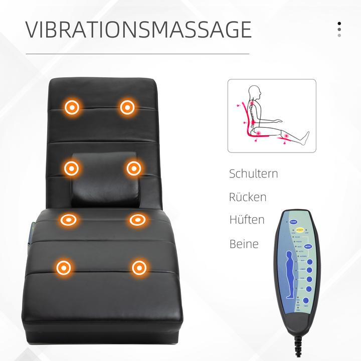 Produktbild Homcom Massagesessel mit einem Taillenkissen